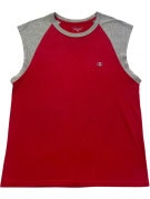 CHAMPION MAGLIA SMANICATA ATHLETIC ROSSO UOMO PRE OWNED M