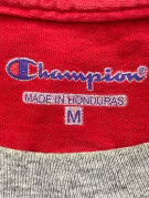 CHAMPION MAGLIA SMANICATA ATHLETIC ROSSO UOMO PRE OWNED M