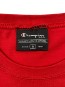 CHAMPION AUTHENTIC T-SHIRT CASUAL ΜΙΚΡΟ ΛΟΓΟΤΥΠΟ ΚΟΚΚΙΝΟ ΑΝΔΡΙΚΟ SMALL