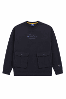 CHAMPION CREWNECK MINIMAL ΜΑΥΡΟ ΑΝΤΡΙΚΟ PRE OWNED XL