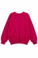 1980 CHAMPION CREWNECK ΜΟΝΟΧΡΩΜΟ FUCHSIA ΓΥΝΑΙΚΕΙΟ PRE OWNED XS