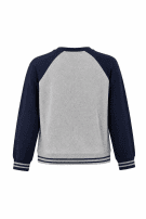 CHAMPION CREWNECK RETRO ΓΚΡΙ ΚΑΙ ΜΠΛΕ ΑΝΤΡΙΚΟ PRE OWNED S