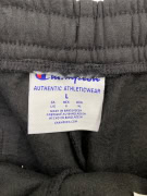 CHAMPION Pantaloni tuta Athletic Logo neri da uomo L