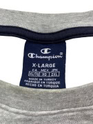 CHAMPION SWEATSHIRT CASUAL LOGO GREY MENS XL
