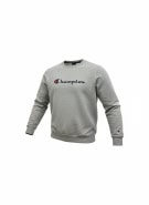 CHAMPION SWEATSHIRT CASUAL LOGO GREY MENS XL