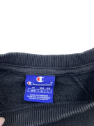 Champion Crewneck Sweatshirt Vintage Embroidered Logo Black Men’s M