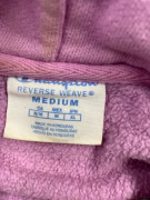 CHAMPION Φούτερ Hoodie Vintage Με Λογότυπο Ροζ Λιλά Unisex M