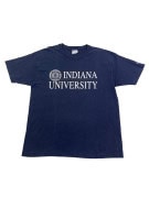 CHAMPION T SHIRT GRAFICA VINTAGE COLLEGIATE NAVY UOMO PRE OWNED XL