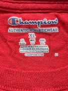 CHAMPION GRAPHIC TEE ATHLETIC BURGUNDY UOMO PRE OWNED XL