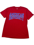 CHAMPION GRAPHIC TEE COLLEGIATE RED MEN PRE OWNED L