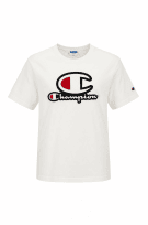 CHAMPION GRAPHIC TEE LOGO WHITE ΑΝΤΡΙΚΟ PRE OWNED S