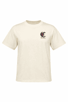 CHAMPION GRAPHIC TEE MINIMAL CREAM UNISEX PRE OWNED 3XL