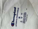 CHAMPION GRAPHIC TEE MINIMAL WHITE UNISEX PRE OWNED M