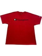 CHAMPION GRAPHIC TEE RETRO RED MENS PRE OWNED XL