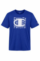 CHAMPION GRAPHIC TEE STREETWEAR ΜΠΛΕ ΑΝΤΡΙΚΟ PRE OWNED M