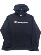 CHAMPION HOODIE MINIMAL ΜΑΥΡΟ ΑΝΤΡΙΚΟ PRE OWNED L