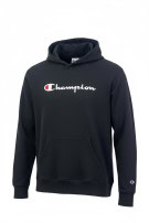 CHAMPION HOODIE MINIMAL ΜΑΥΡΟ ΑΝΤΡΙΚΟ PRE OWNED L