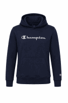 CHAMPION HOODIE MINIMAL NAVY MEN PRE OWNED L