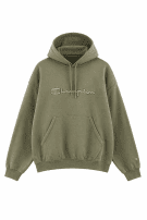 CHAMPION HOODIE OVERSIZED OLIVE ΑΝΤΡΙΚΟ PRE OWNED L