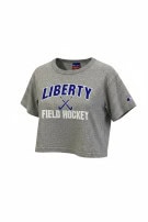CHAMPION ΚΟΝΤΟΜΑΝΙΚΟ T SHIRT COLLEGIATE GRAPHIC ΓΚΡΙ ΓΥΝΑΙΚΕΙΟ PRE OWNED S