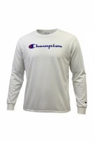 CHAMPION LONG SLEEVE TEE MINIMAL OFF WHITE ΑΝΤΡΙΚΟ PRE OWNED L