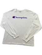 CHAMPION LONG SLEEVE TEE MINIMAL OFF WHITE ΑΝΤΡΙΚΟ PRE OWNED L