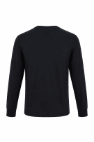 CHAMPION T SHIRT MANICA LUNGA MINIMAL NERO UOMO PRE OWNED S