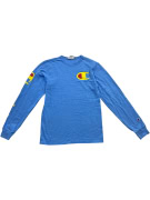 Champion Longsleeve T-Shirt Vintage Big Logo Blue Unisex S