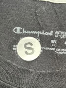 CHAMPION MAGLIA A MANICHE LUNGHE MINIMAL NERO UOMO PRE OWNED S