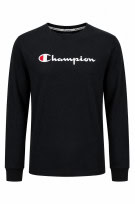 CHAMPION MAGLIA A MANICHE LUNGHE MINIMAL NERO UOMO PRE OWNED S
