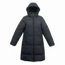 Champion Long Puffer Jacket Casual Logo Black Women’s M