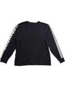 CHAMPION Long Sleeve Shirt 90s Spellout Logo Black UNISEX Size L