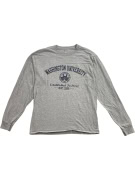 CHAMPION Μακρυμάνικη Μπλούζα COLLEGE VINTAGE STYLE Λογότυπο Washington University Γκρι UNISEX Large pre-owned