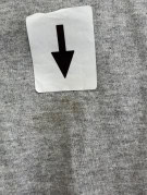 CHAMPION LONG SLEEVE TEE COLLEGIATE GREY MENS PRE OWNED M