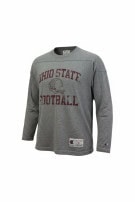CHAMPION ΜΑΚΡΥΜΑΝΙΚΗ ΜΠΛΟΥΖΑ VINTAGE COLLEGIATE ΓΚΡΙ ΑΝΤΡΙΚΟ PRE OWNED L