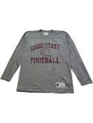 CHAMPION ΜΑΚΡΥΜΑΝΙΚΗ ΜΠΛΟΥΖΑ VINTAGE COLLEGIATE ΓΚΡΙ ΑΝΤΡΙΚΟ PRE OWNED L