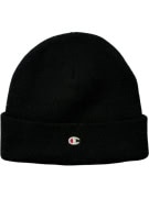Champion Black Knit Beanie with Embroidered Logo Unisex