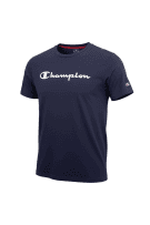 CHAMPION T-shirt con logo blu scuro da uomo L
