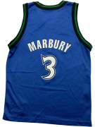 Champion NBA Minnesota Timberwolves Marbury #3 Maglia da bambino blu M
