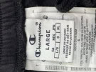 CHAMPION TRACK PANTS SPORTSWEAR BLACK MEN PRE OWNED L