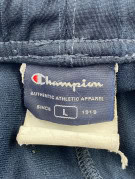 CHAMPION TRACK PANTS SPORTSWEAR NAVY UNISEX PRE OWNED L