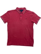 Champion Polo Μπλούζα Casual Κεντημένο Λογότυπο Μπορντό Ανδρική XXL