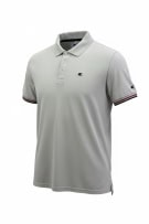 Champion Polo Μπλούζα Casual Logo Γκρι Ανδρικό M