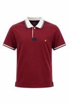 CHAMPION POLO SHIRT RETRO BORDEAUX MEN PRE OWNED M