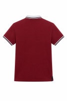 CHAMPION POLO SHIRT RETRO BORDEAUX MEN PRE OWNED M