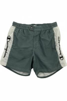 CHAMPION costume da bagno short con logo vintage grigio/bianco da uomo L
