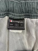 CHAMPION costume da bagno short con logo vintage grigio/bianco da uomo L