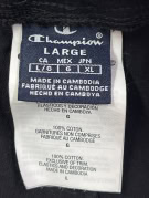 CHAMPION ΣΟΡΤΣ SPORTSWEAR ΜΑΥΡΟ ΑΝΤΡΙΚΟ PRE OWNED L