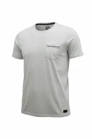 CHAMPION T-SHIRT AMERICAN CLASSICS POCKET WHITE MENS S