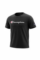 CHAMPION T-SHIRT BIG LOGO ΜΑΥΡΟ UNISEX L